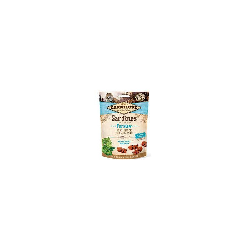 Cibo semi umido per cani carnilove snack quail & oregano 200g