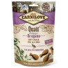 Cibo semi umido per cani carnilove snack quail & oregano 200g