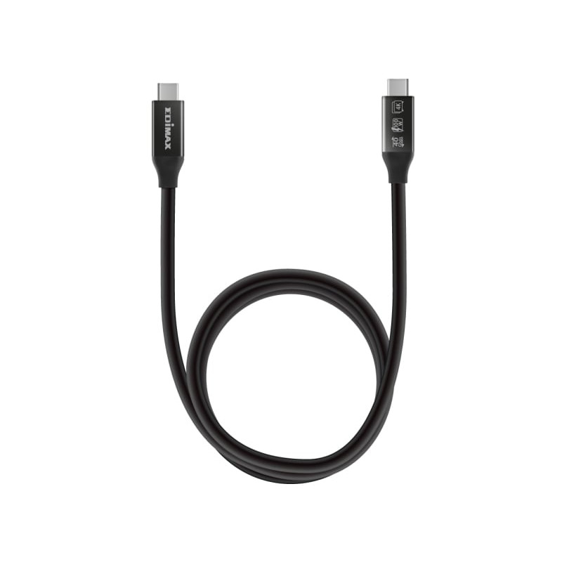 Cavo usb edimax usb4/thunderbolt 3 40g 1m tipo-c a tipo-c