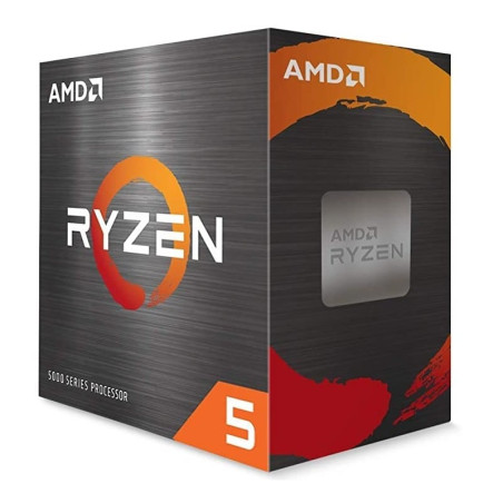Cpu amd ryzen 5 5600 3.5ghz 32mb l3 box [100-100000927box]