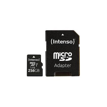 256gb scheda microsdxc intenso cl10 con adattore [3424492]