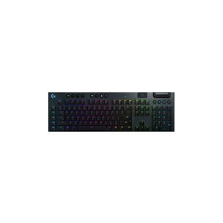 Tastiera da gioco logitech g915 meccanica rgb wireless nero [920-010591]