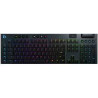 Tastiera da gioco logitech g915 meccanica rgb wireless nero [920-010591]