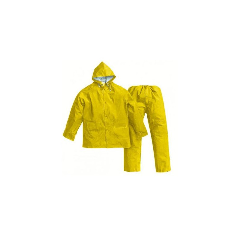 Impermeabile protexio giacca/pantalone xxl giove giallo [py100]