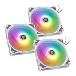 Ventola bitspower notos rgb pwm 120mm 3pz bianco [bpta-fx1812ntwh-3]