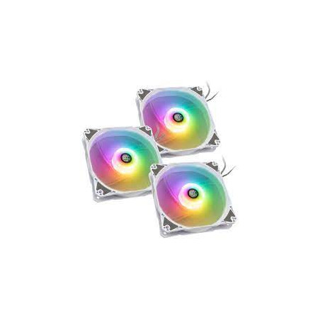 Ventola bitspower notos rgb pwm 120mm 3pz bianco [bpta-fx1812ntwh-3]