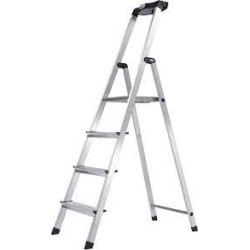 Scala krause con ripiani 2.85 m in alluminio argento [126320]