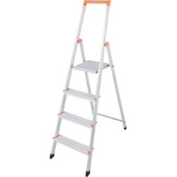 Scala krause in alluminio 2.85 m a 4 gradini argento [126221]