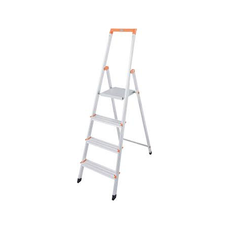 Scala krause in alluminio 2.85 m a 4 gradini argento [126221]