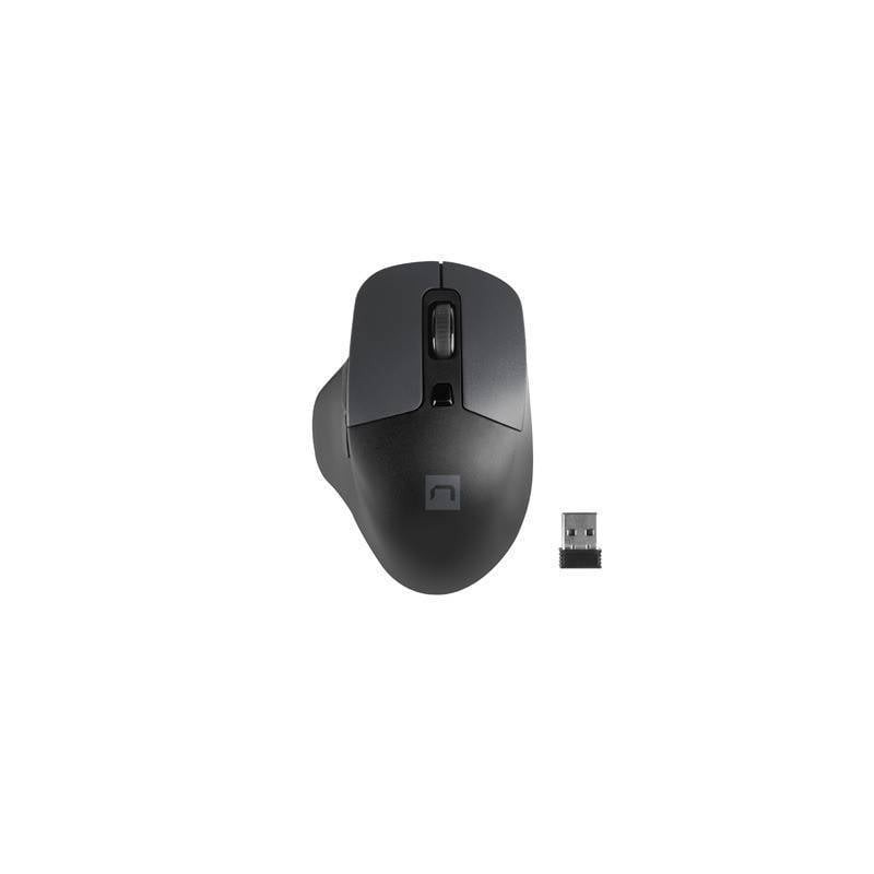 Mouse natec blackbird 2 rf wireless ottico 1600 dpi nero [nmy-1874]
