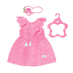 Set di vestiti per bambole zapf baby born abito floreale di tendenza