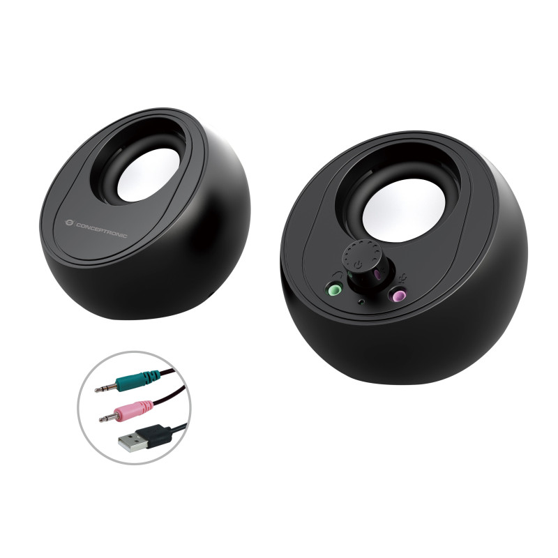 Altoparlante conceptronic wireless 2.0 2.0 nero [bjorn01b]