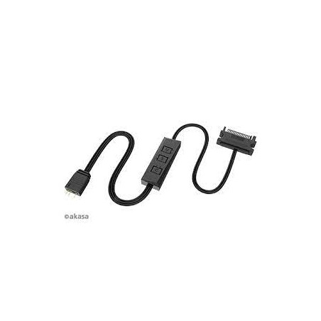 Cavo-del-controller akasa argb-a-3pin sata 2a 40cm