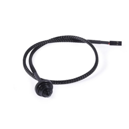 Sensori di temperatura alphacool icicle piatto g1/4" nero [17596]