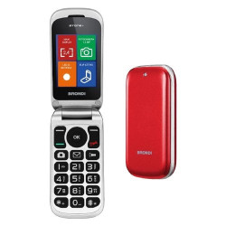 Cellulare brondi stone+ dual sim 2.4'' rosso [10278082]