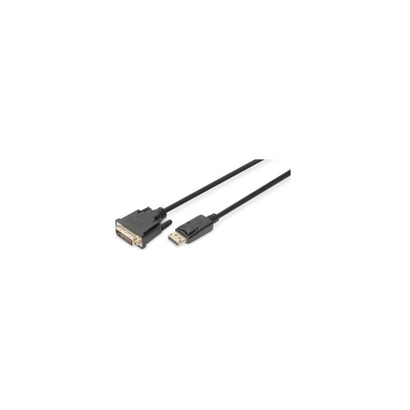 Cavo digitus displayport dvi 3m nero [db-340301-030-s]