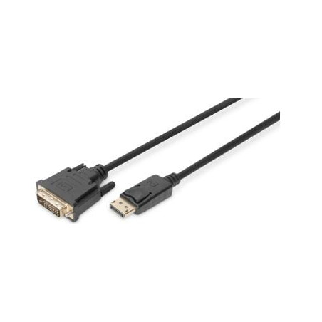 Cavo digitus displayport dvi 3m nero [db-340301-030-s]