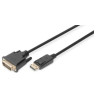 Cavo digitus displayport dvi 3m nero [db-340301-030-s]