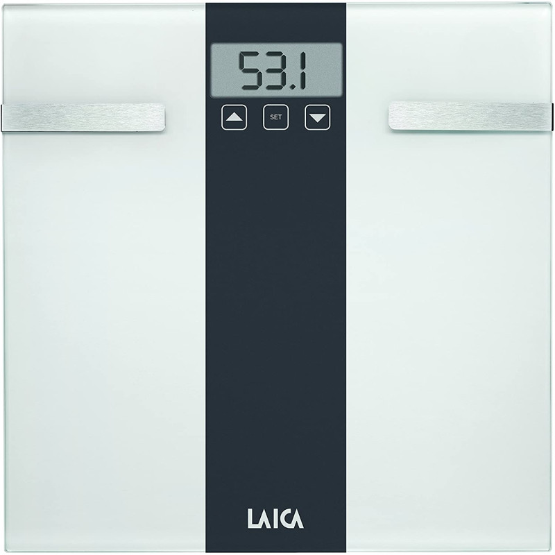 Bilancia pesapersone laica ps-1075l bianco/grigio