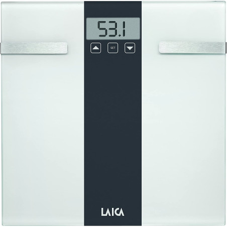 Bilancia pesapersone laica ps-1075l bianco/grigio