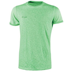 Maglietta u power t-shirt cotton maniche corte verde (s) [ey195wvf-s]