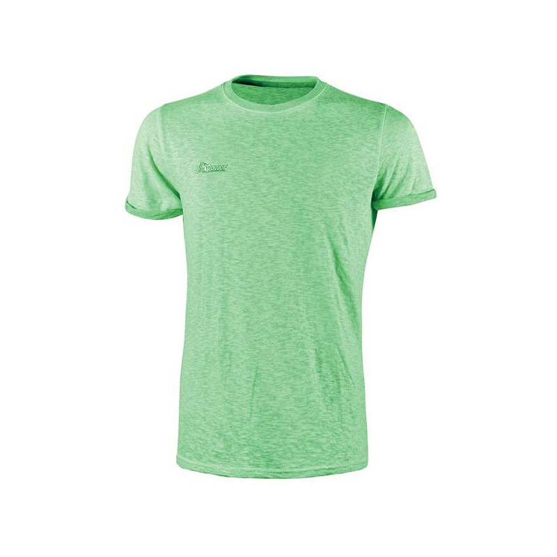 Maglietta u power t-shirt cotton maniche corte verde (s) [ey195wvf-s]