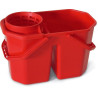 Secchio mocio lavapavimenti in factory 15l rosso [0469h]
