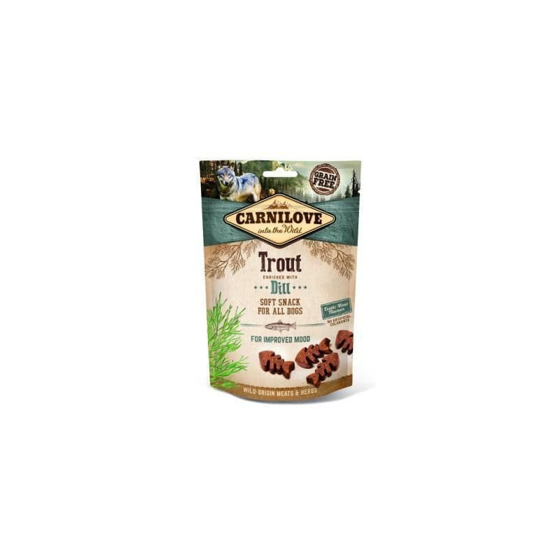 Mangime per cani carnilove trout dill 200g