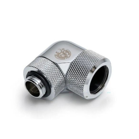 Adattatore bitspower 90 gradi 12mm argento [bp-e90rmla12]