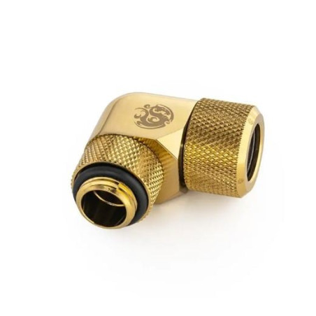 adattatore bitspower multi-link 90 gradi 14mm oro [bp-tbe90rmla14]