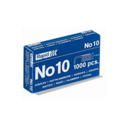 Punti cucitrice rapid 20x1000 punti blu n 10/4 mm [24862900]