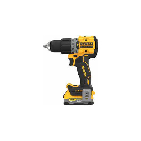 Trapano avvitaore dewalt a percussione 18v/1.7ah/nero/giallo [dcd805e2t-qw]