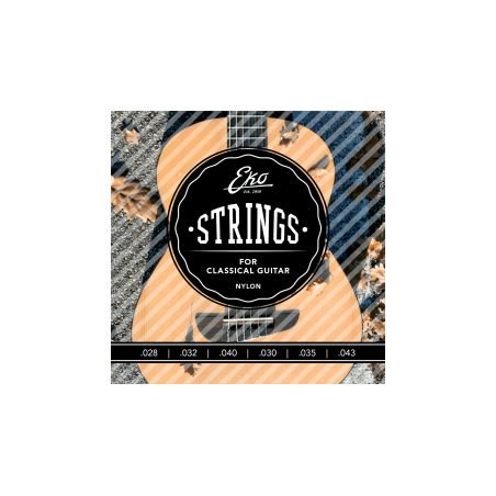 Corda per chitarra eko classico in nylon 6pz [cek cl2843m]