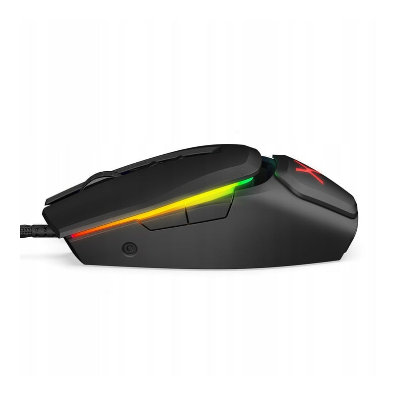 Mouse da gioco krux bot rgb/12800dpi/cablato 1.8m/nero [krx0115]