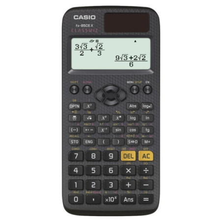 Calcolatrice scientifica casio 77x166x11mm nero [fx85cex]