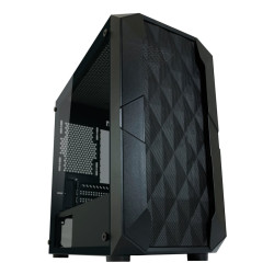 Case lc-power polynom_x micro-atx/mini itx/nero [lc-712mb-on]