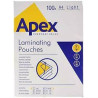 Pouches fellowes apex light duty cf100 a4 150mic trasparenti 100pz
