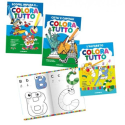 Album da colorare blasetti cf6 alfabeto colora tutto linea 4 24 pagine