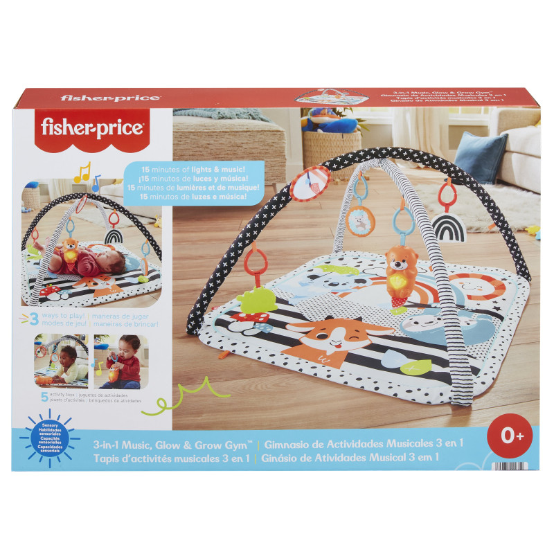 Tappetino da gioco a contrasto fisher price hbp41 [hbp41]