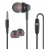 Auricolari tiemme jelly a filo con jack 3.5mm nero [3703k]