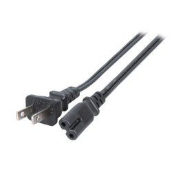 Cavo di alimentazione oem c7 f a spina americana nema 5-15p 1.8m