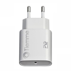 Alimentatore da rete tiemme 3639 usb-c 18w bianco [3639w]