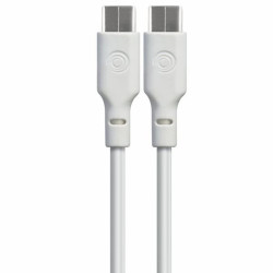 Cavo usb tiemme tipo-c to tipo-c 1m bianco [3657w]