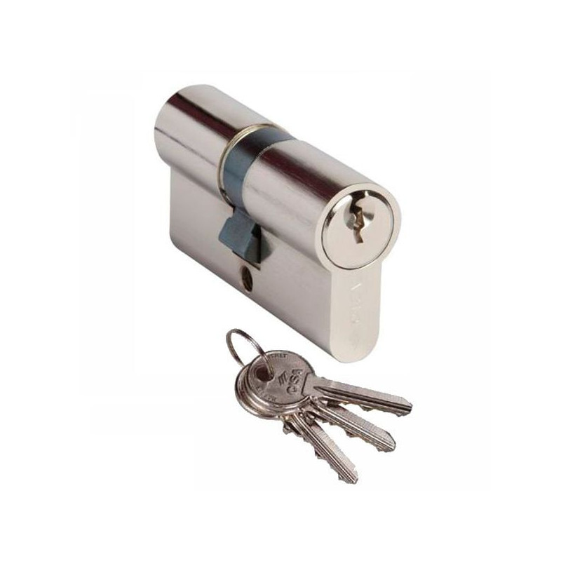 Cilindro doppio cisa 1203251 ottone nichelato [0g300.13.0.12]