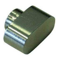 Pomolo serrature ovale cisa in ottone 14.5x29x20.5mm/argento [06355.00.0.12]