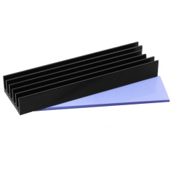 Dissipatore ssd axagon passivo per ssd m.2 2280 altezza 10 mm in