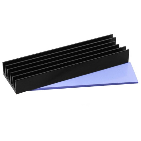 Dissipatore ssd axagon passivo per ssd m.2 2280 altezza 10 mm in