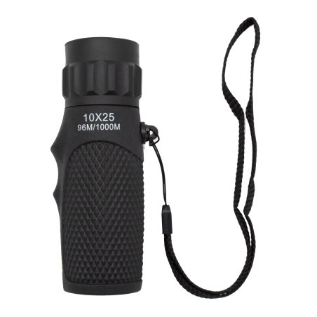 Telescopio monoculare tchnaxx ingrandimento 10x/96m a 1000m/nero