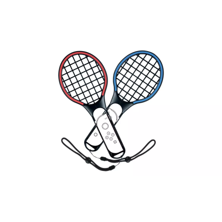 Racchetta da tennis big ben switch joy-con per nintendo nero/blu/rosso