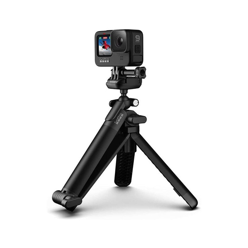 Treppiede gopro 3-way 2.0 per fotocamera 3in1 nero
